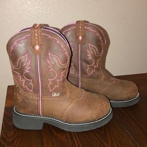 Justin steel toe boots